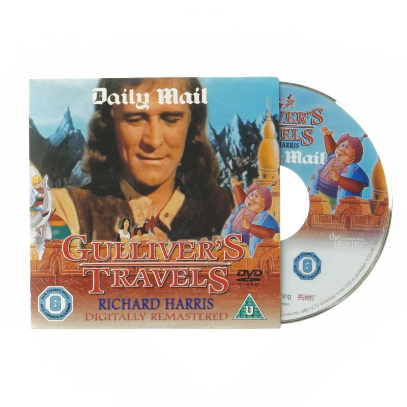 Gulliver's Travels DVD (str. 12,5x12,5 cm)