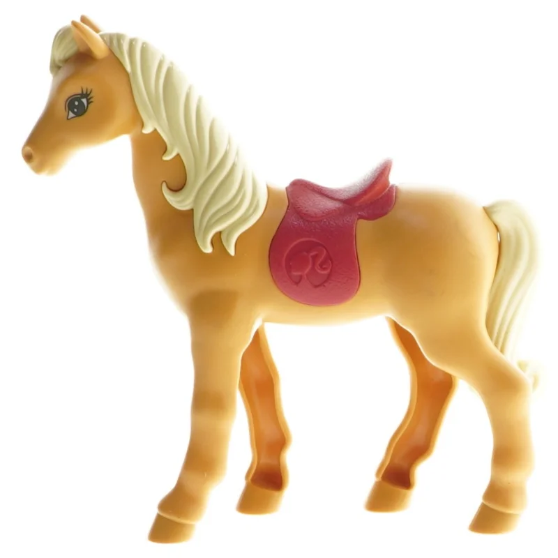 Plastikhest legetøj fra Barbie (str. 13 cm)