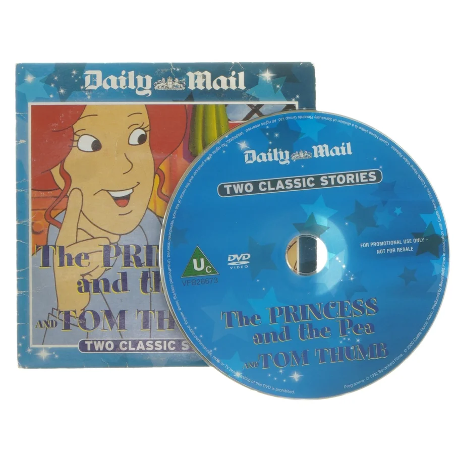 The Princess and the Pea og Tom Thumb DVD