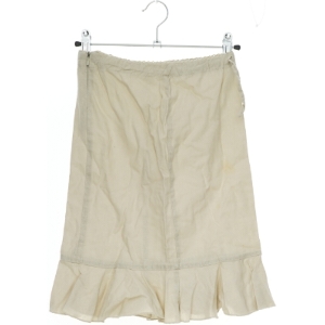 Beige nederdel med flæsekant fra Pretty Sille (str. 122)