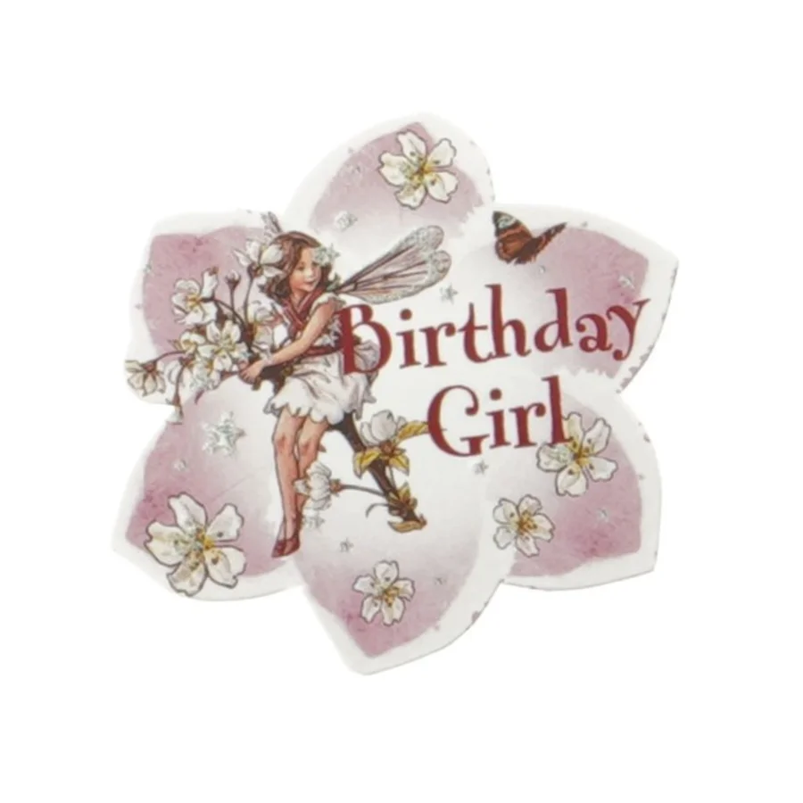 Birthday Girl dekoration (str. 6 cm)