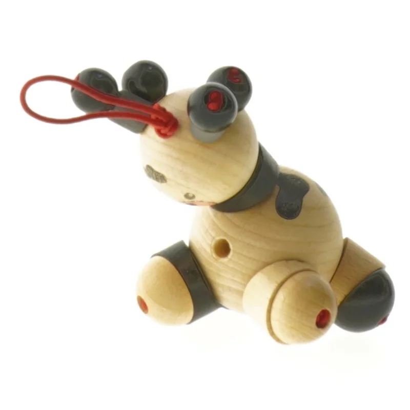 Trælegetøj, ko (str. 9 cm)