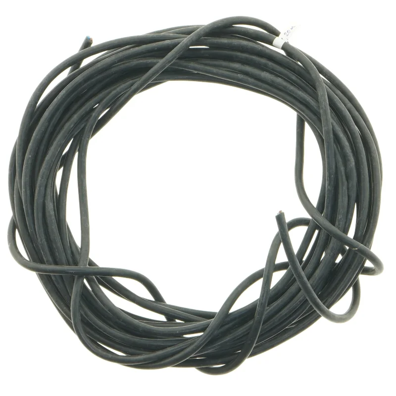 Sort elektrisk kabel
