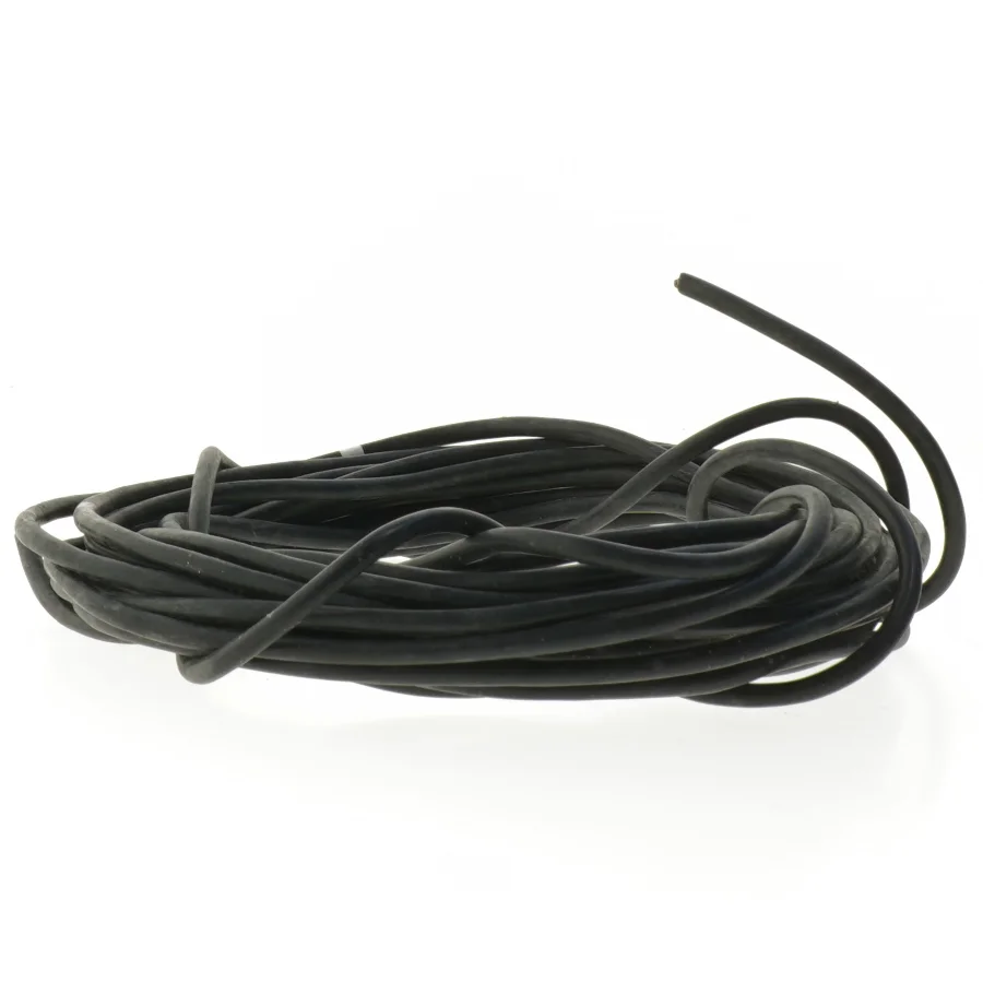 Sort elektrisk kabel