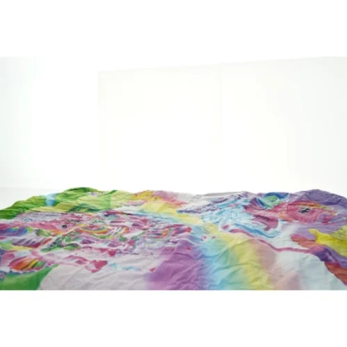 Dynebetræk med dundyne i farverigt mønster fra My little pony (str. 100x140 cm)