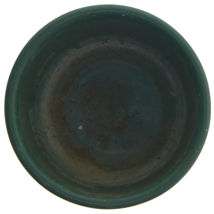 Grøn blomsterpotte (str. Ø 15x11 cm)