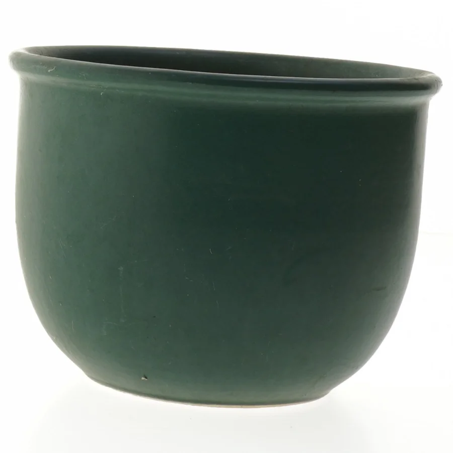 Grøn blomsterpotte (str. Ø 15x11 cm)