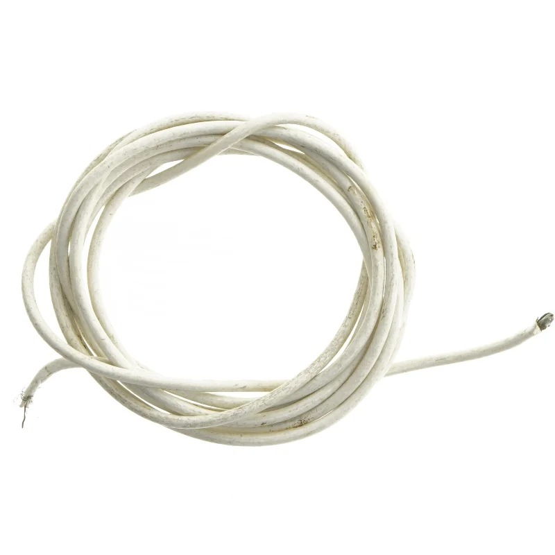 Hvidt elektrisk kabel