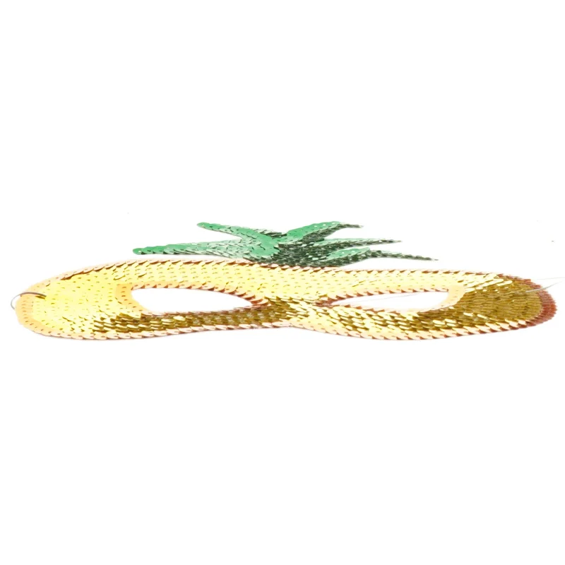 Pineapple maske med pallietter (str. 20x18 cm)