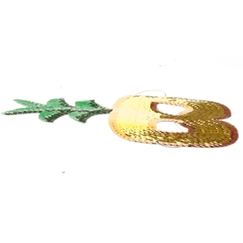 Pineapple maske med pallietter (str. 20x18 cm)