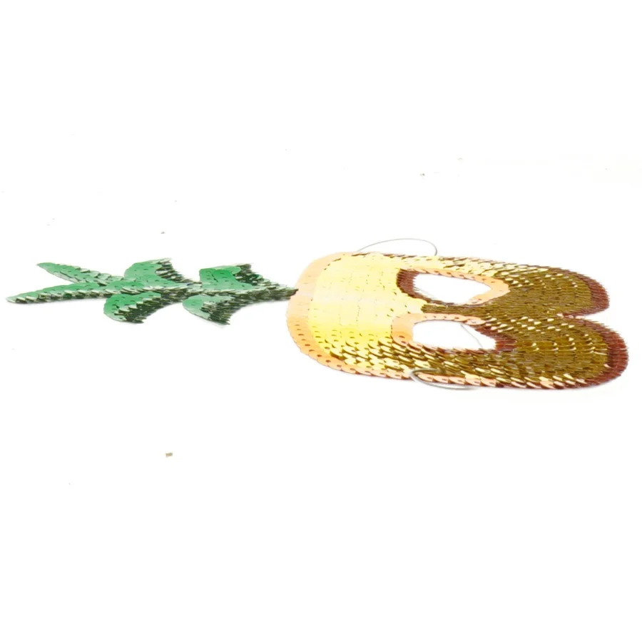 Pineapple maske med pallietter (str. 20x18 cm)