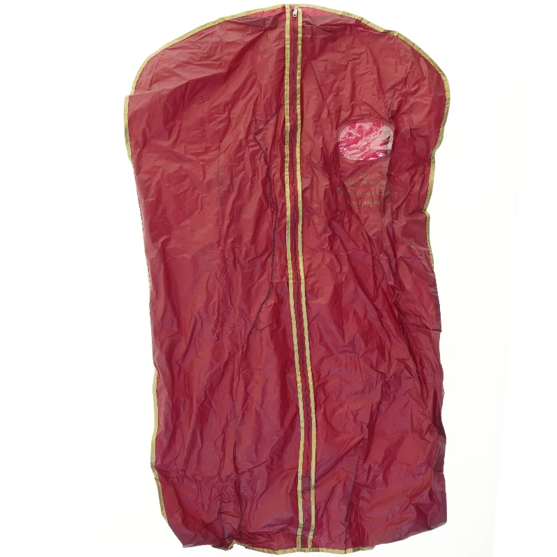 Rød tøjpose med logo (str. 99x58 cm)