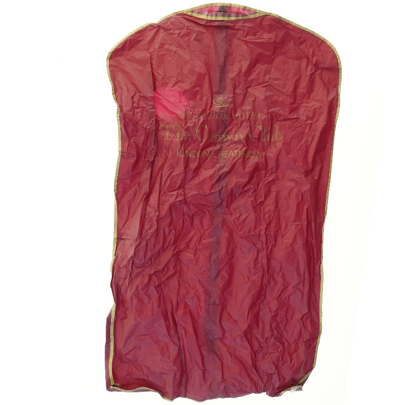 Rød tøjpose med logo (str. 99x58 cm)