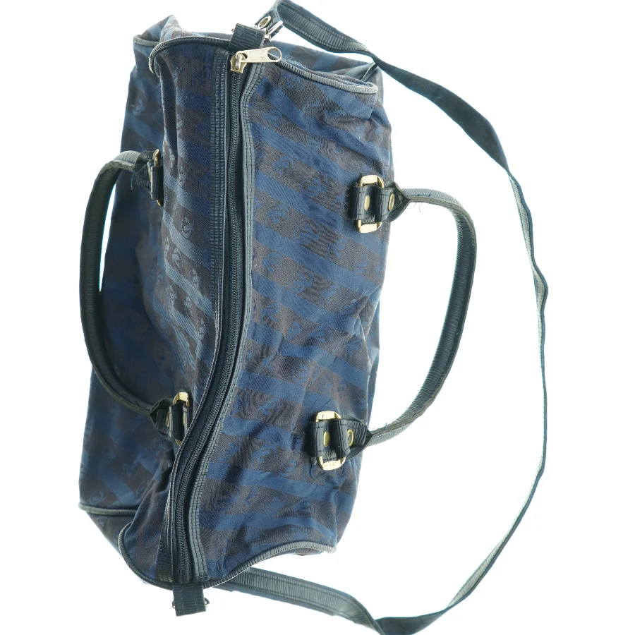 Blå designer rejsetaske (str. 36 x. 24 cm)