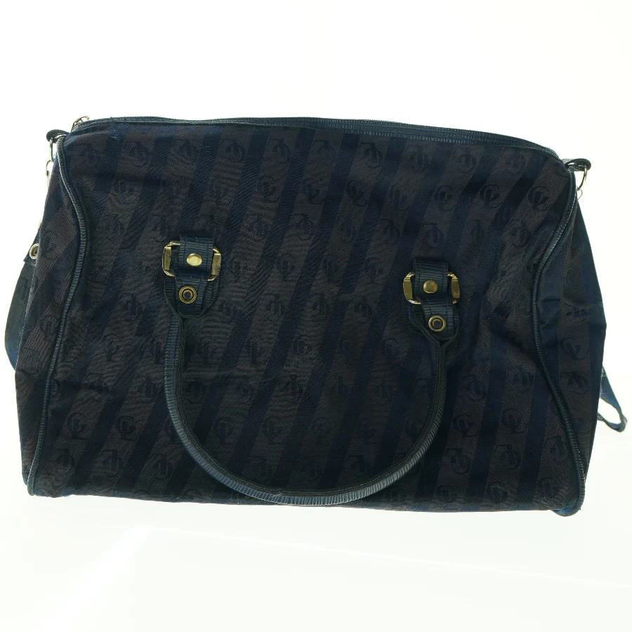 Blå designer rejsetaske (str. 36 x. 24 cm)