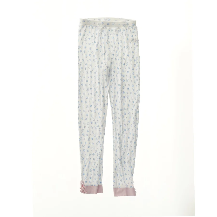 Pyjamasbukser med blomstermønster (str. 158)