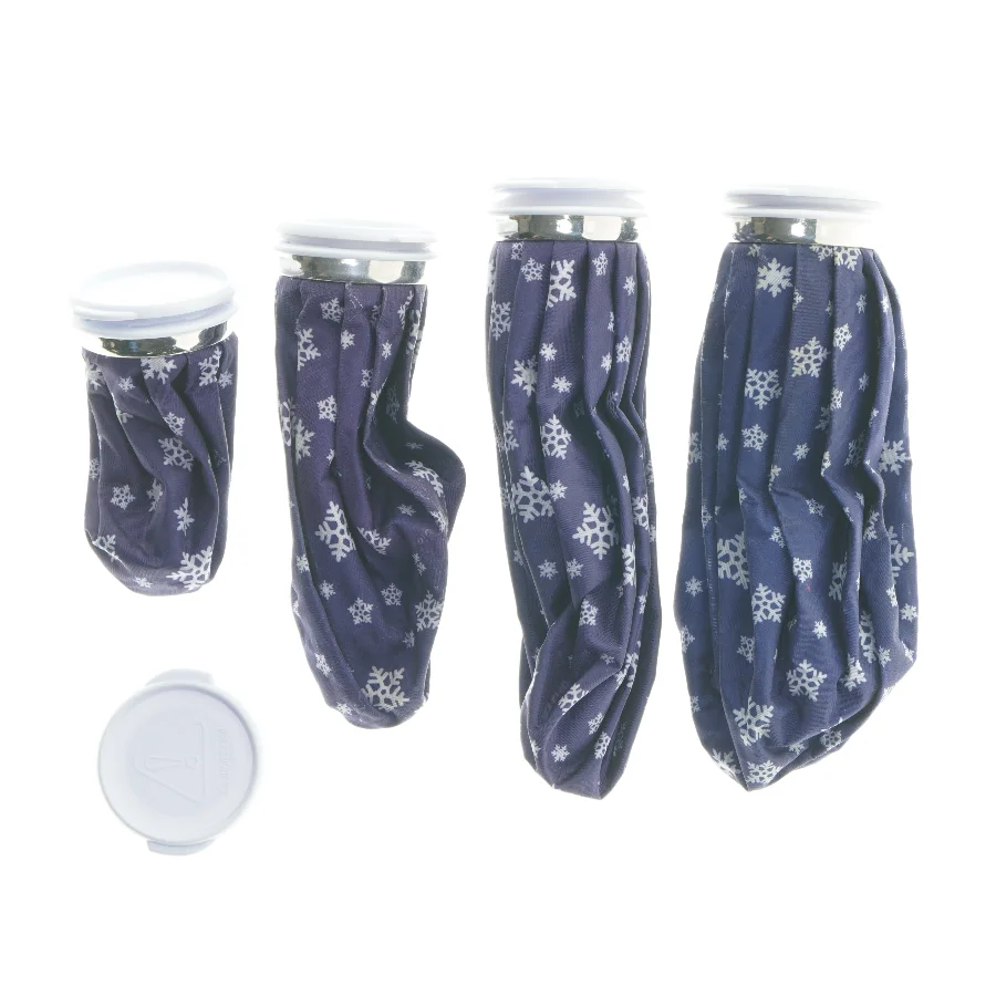Sæt af isposer med snefnug design (str. 15-25 cm)