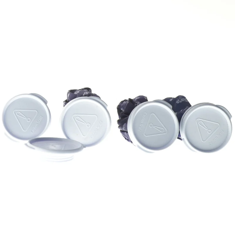 Sæt af isposer med snefnug design (str. 15-25 cm)