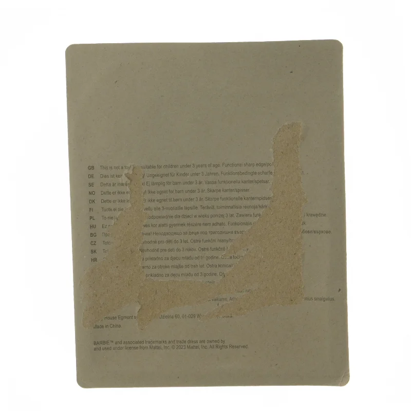 Barbie sæt med tilbehør fra Barbie (str. 14,5x18,5 cm)