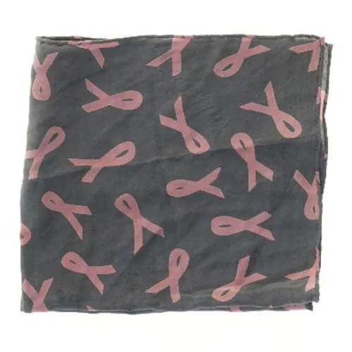 Tørklæde med lyserøde sløjfer (str. 50x54 cm)