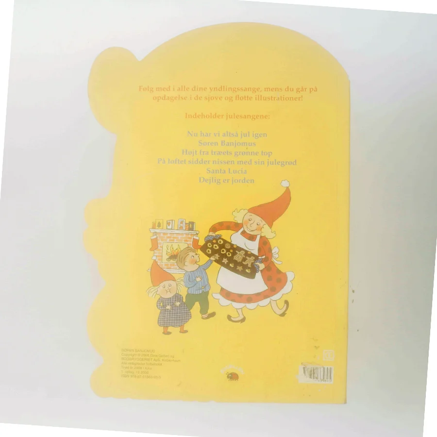 Søren Banjomus : julesange for børn af Dina Gellert (Bog)