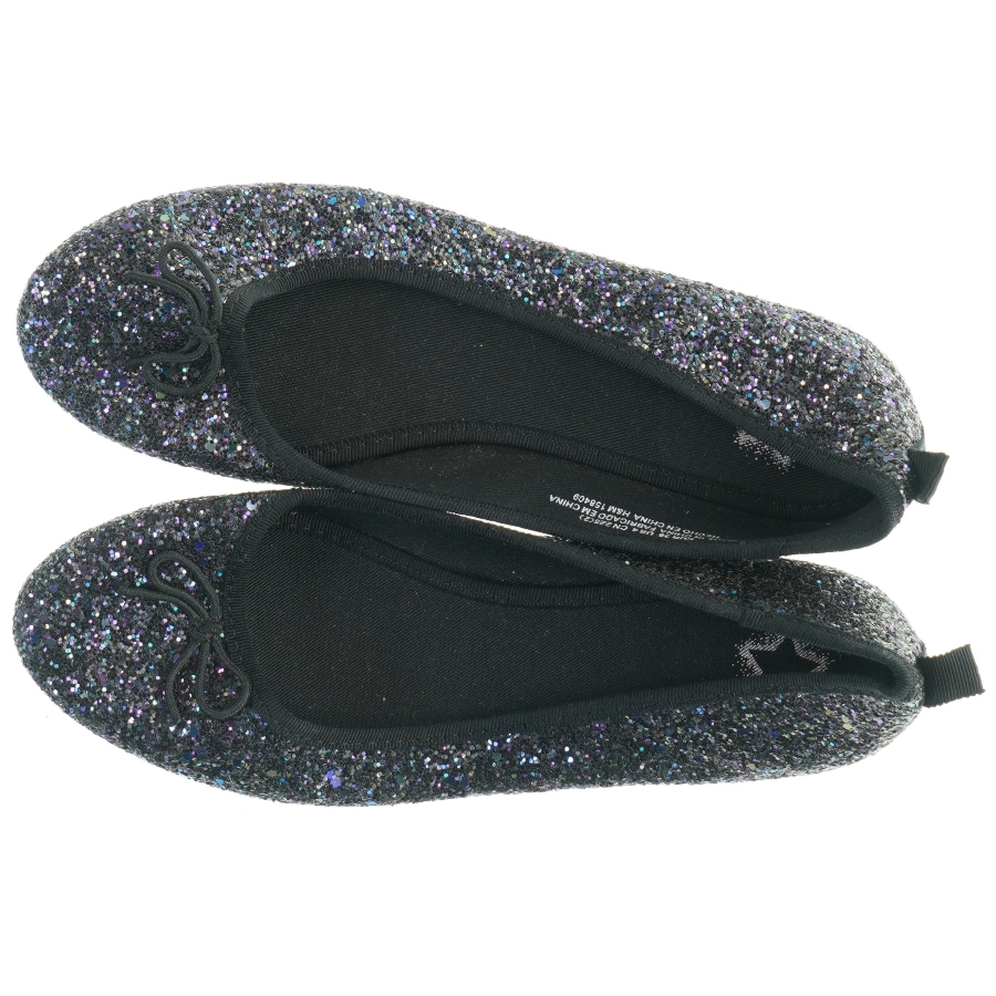 Glitrende ballerinaer i størrelse 36 (str. 36 )