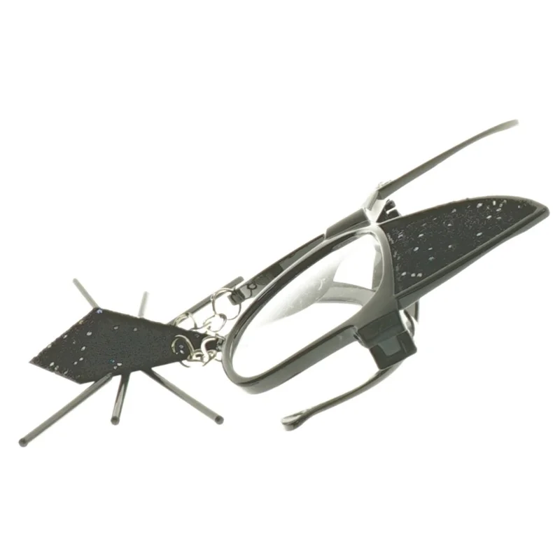 Sjove kattebriller med ører og knurhår (str. 14 cm)