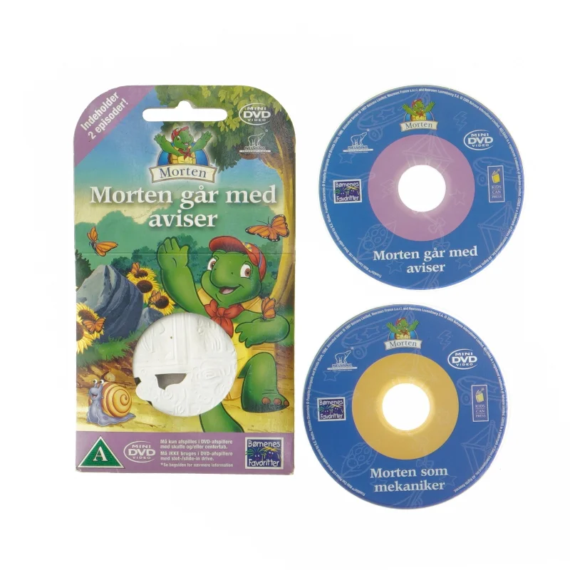 Morten DVD med to episoder (str. 15x8,5 cm)