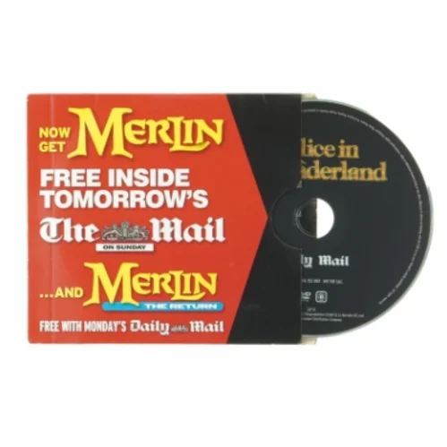 Alice in Wonderland DVD (str. 12,5x12,5 cm)