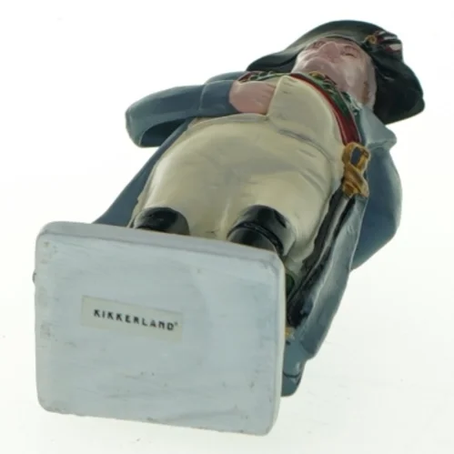 Porcelænsfigur af historisk person fra Kikkerland (str. 18x7 cm)