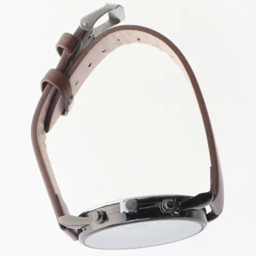 Herreur med brun rem fra Geneva (str. Ø 4 cm)