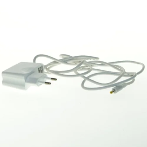 Oplader med tyndt rundt stik fra Logi (str. 180 cm)