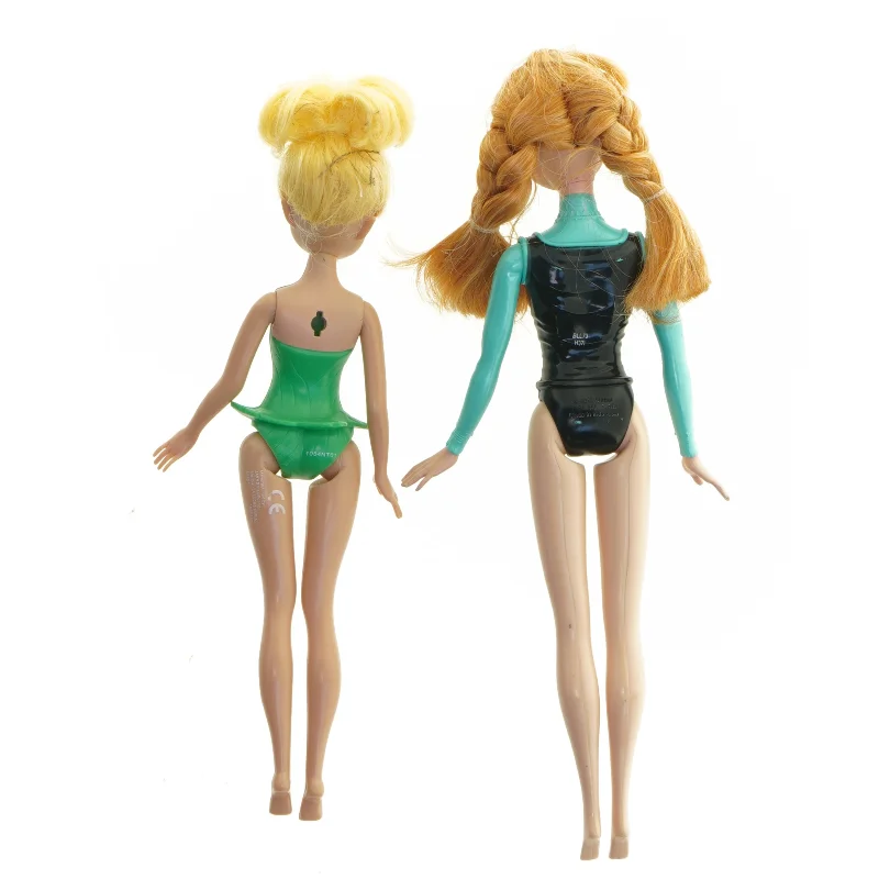 Anna og Elsa dukker (str. 26 og 24 cm)