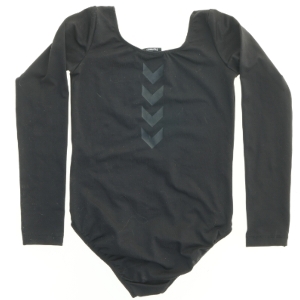 Sort gymnastikdragt fra Hummel (str. 134 )