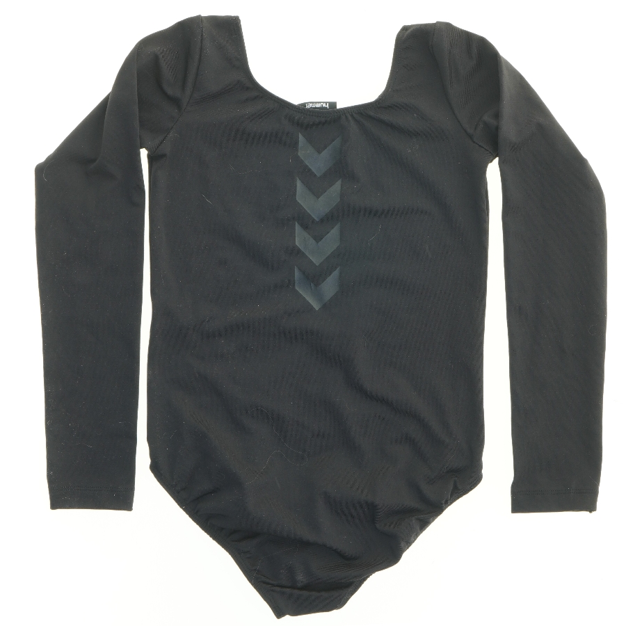 Sort gymnastikdragt fra Hummel (str. 134 )