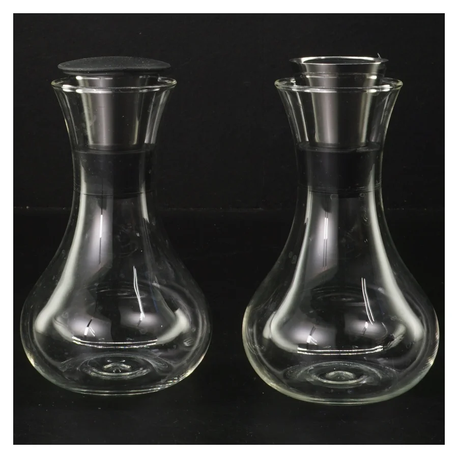 Eva Solo sukker og flødesæt med sort låg (str. 15 cm)