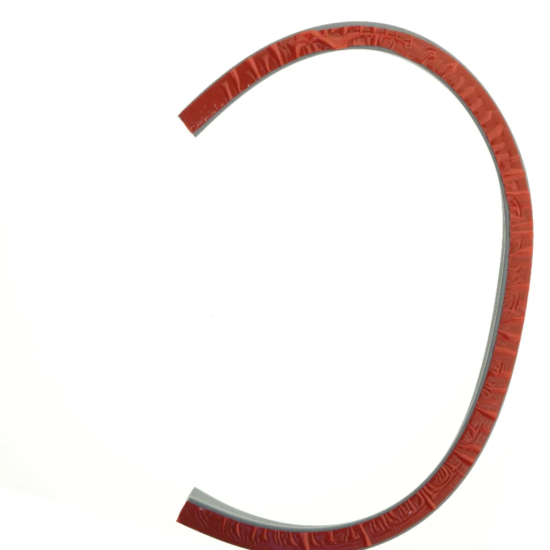 Gummikant til bruseniche (str. 1 m)