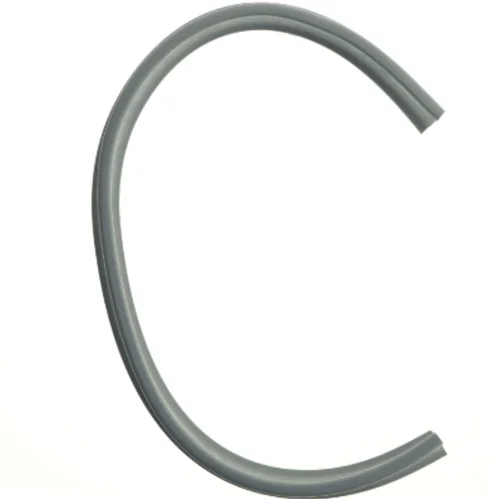 Gummikant til bruseniche (str. 1 m)