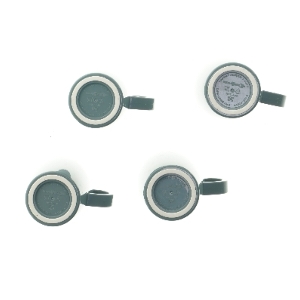 Camping krus - Sæt af 4 turkise krus fra Brunner (str. 4 stk Ø 9 cm længde 10,5 cm)