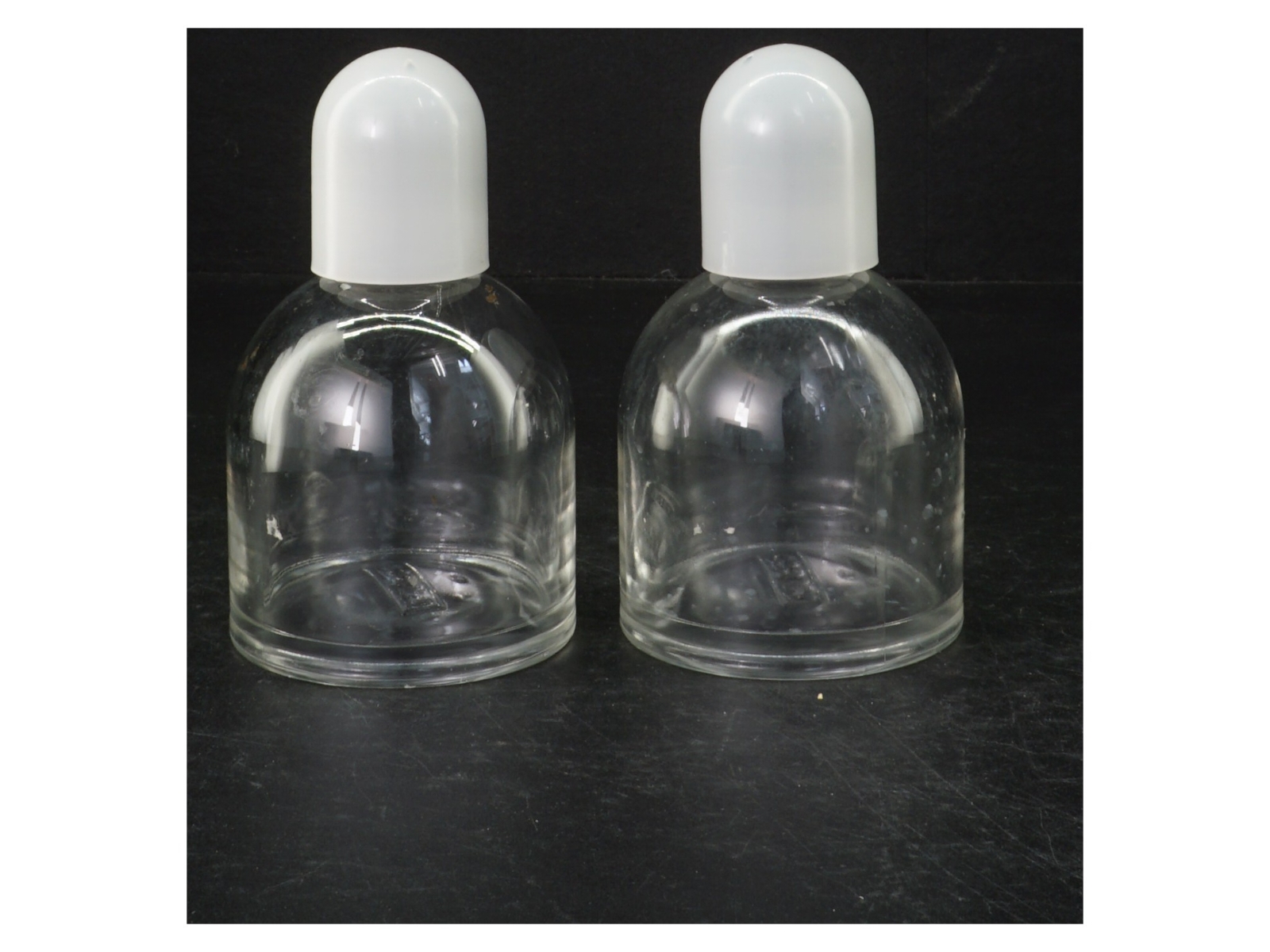 Glas salt- og peberbøsser fra Bodum (str. 12 cm)
