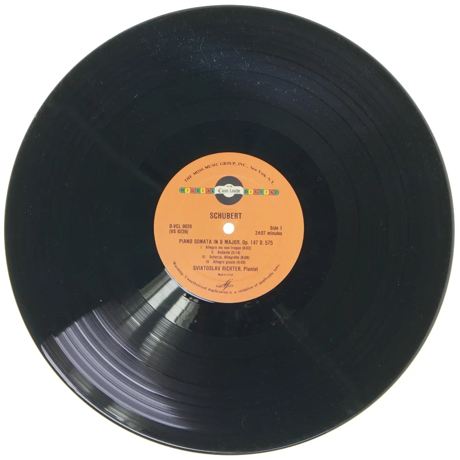 Svjatoslav Richter Schubert Sonater LP