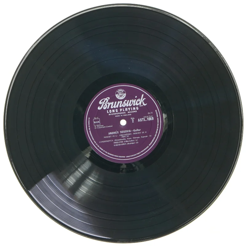 Andrés Segovia LP - Bach Chaconne