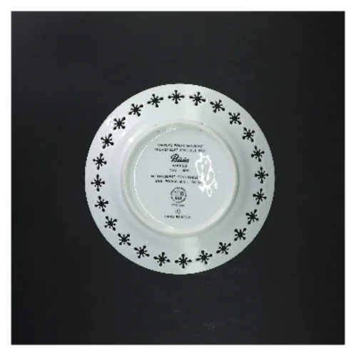 Porcelænsfad med dansepar motiv fra Bing & Grøndahl (str. Ø 22 cm)