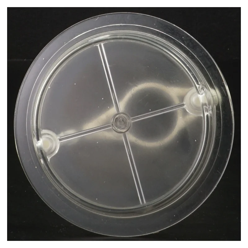 Plastik holder til lampeskærm med base (str. 18 cm)