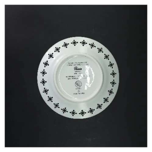 Dekorativ tallerken med Salling Egnen motiv fra Bing Og Grøndal (str. Ø 22 cm)