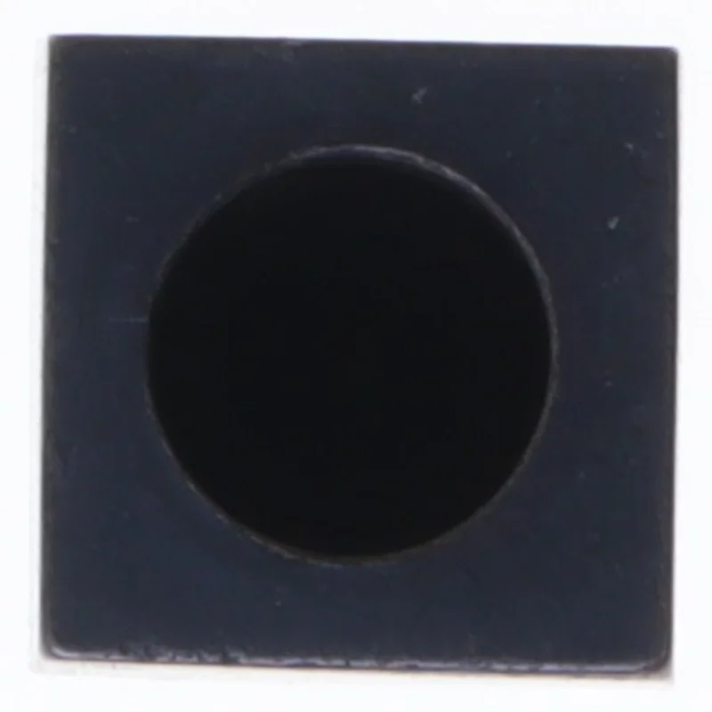 Lille sort holder til stearinlys (str. 3,5x2,7x2,7 cm)