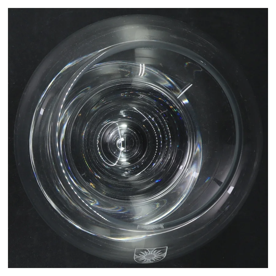 Fyrfadsstage / glasvase (str. 16 cm)