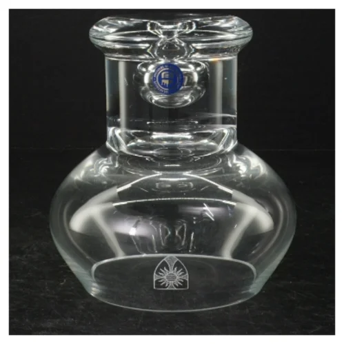 Fyrfadsstage / glasvase (str. 16 cm)