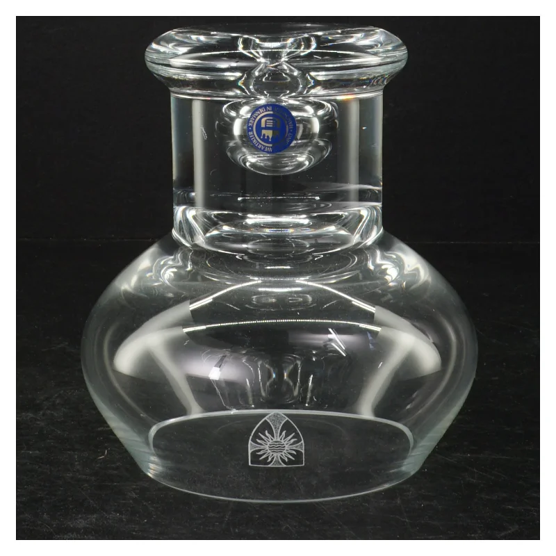 Fyrfadsstage / glasvase (str. 16 cm)