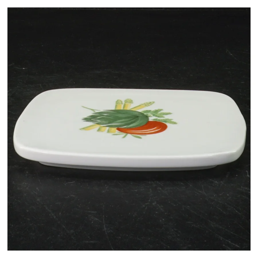 5 stk porcelæns smørrebrikker fra Lyngby